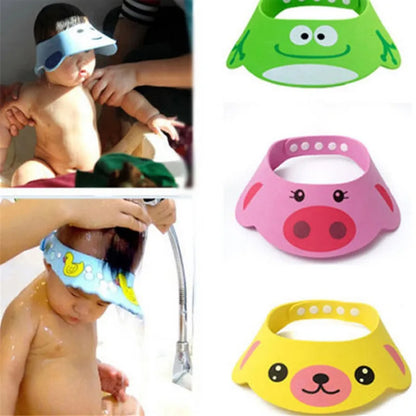 Gorro de Baño Ajustable para Bebé