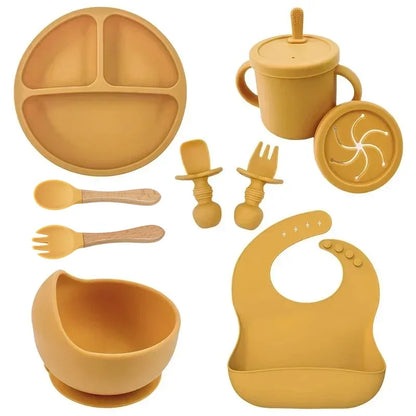 Set de Alimentación de Silicona para Bebé