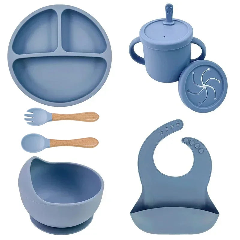 Set de Alimentación de Silicona para Bebé