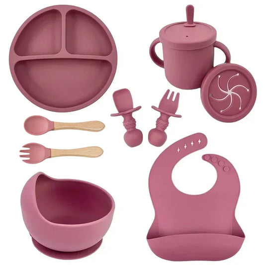 Set de Alimentación de Silicona para Bebé