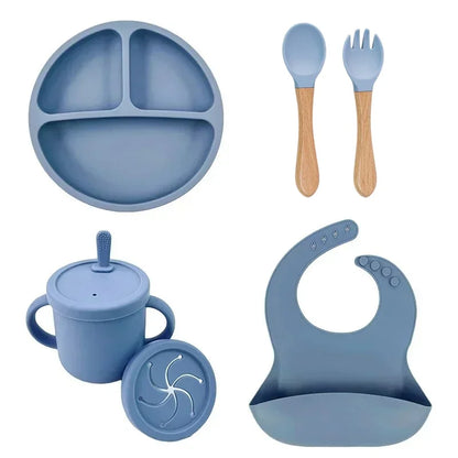 Set de Alimentación de Silicona para Bebé