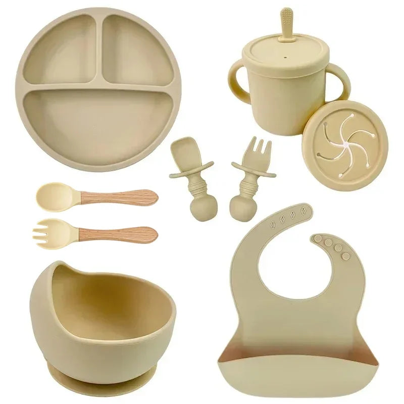 Set de Alimentación de Silicona para Bebé