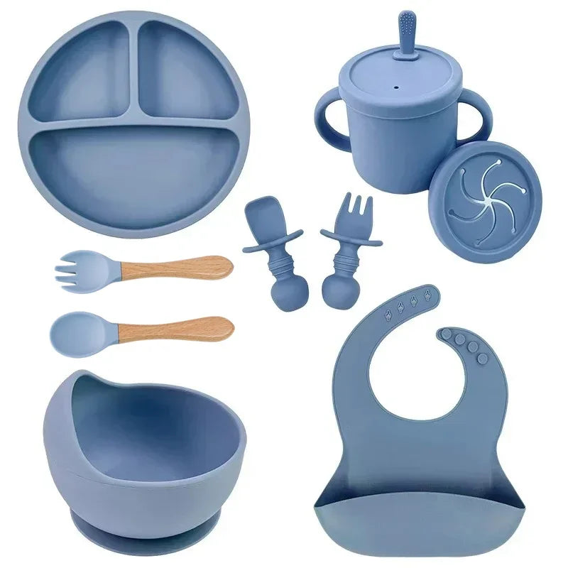 Set de Alimentación de Silicona para Bebé