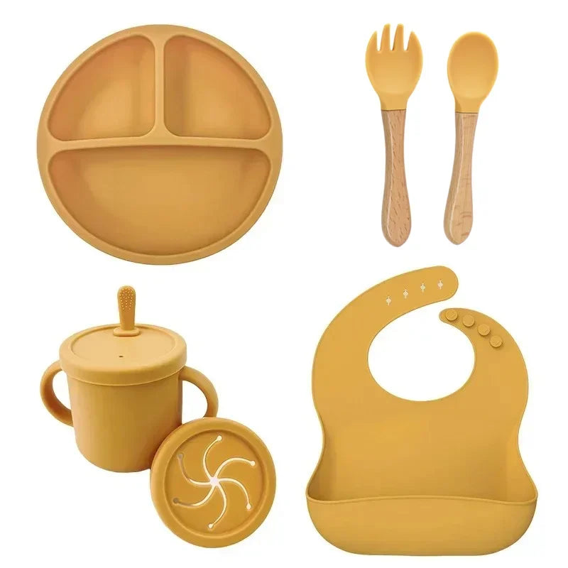 Set de Alimentación de Silicona para Bebé
