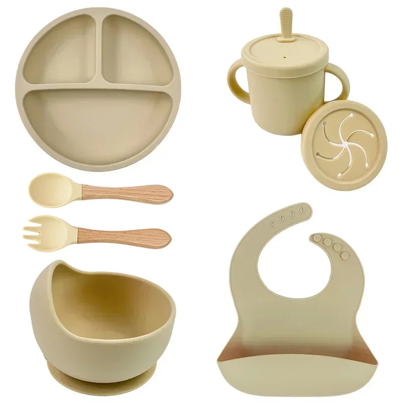 Set de Alimentación de Silicona para Bebé