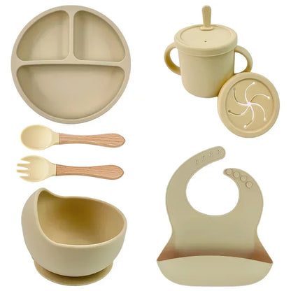 Set de Alimentación de Silicona para Bebé