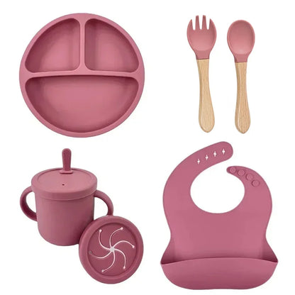 Set de Alimentación de Silicona para Bebé