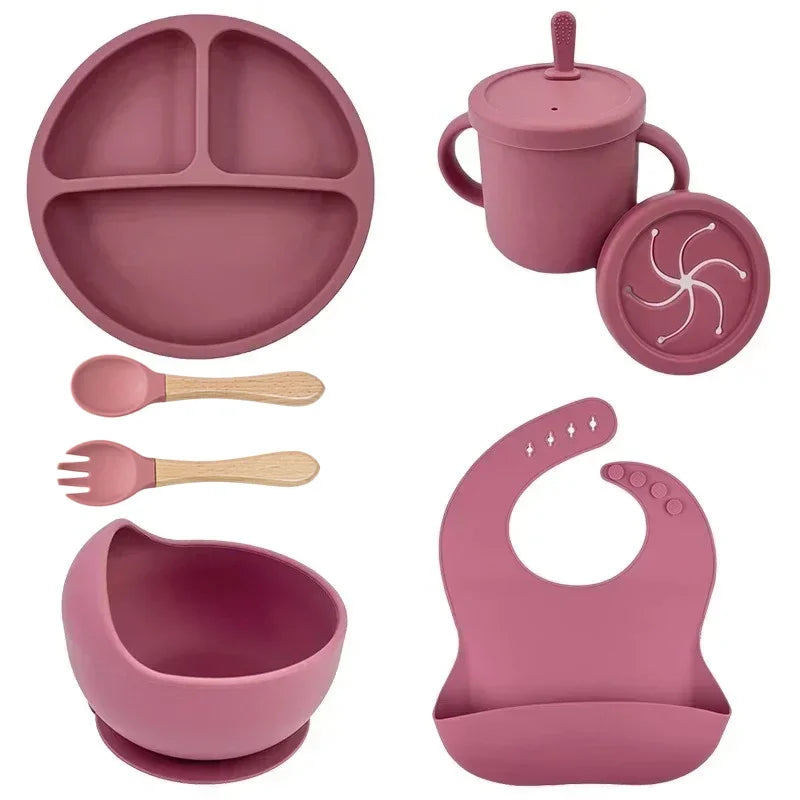 Set de Alimentación de Silicona para Bebé