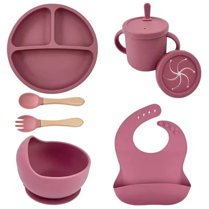 Set de Alimentación de Silicona para Bebé